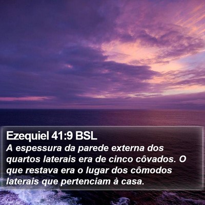 Ezequiel 41:9 BSL Bible Verse Image