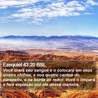 Ezequiel 43:20 BSL Bible Verse Image