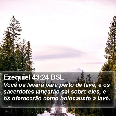 Ezequiel 43:24 BSL Bible Verse Image