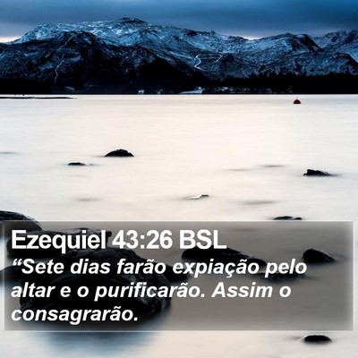 Ezequiel 43:26 BSL Bible Verse Image