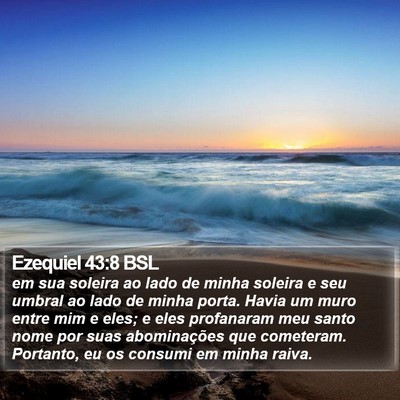 Ezequiel 43:8 BSL Bible Verse Image