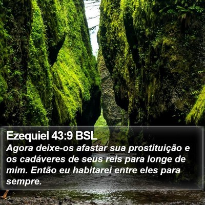 Ezequiel 43:9 BSL Bible Verse Image