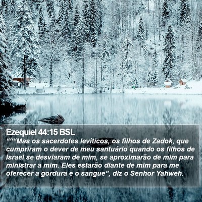 Ezequiel 44:15 BSL Bible Verse Image