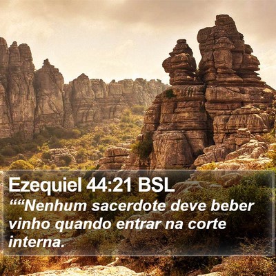 Ezequiel 44:21 BSL Bible Verse Image