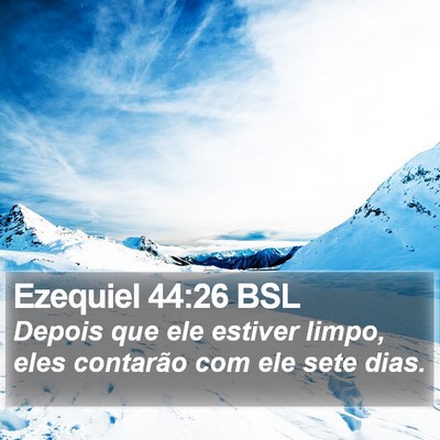 Ezequiel 44:26 BSL Bible Verse Image