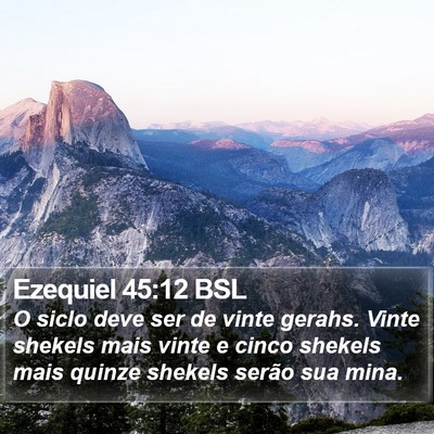 Ezequiel 45:12 BSL Bible Verse Image