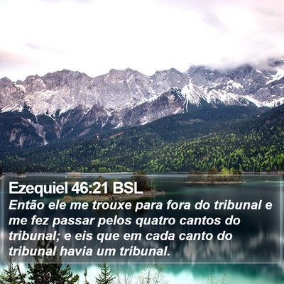 Ezequiel 46:21 BSL Bible Verse Image