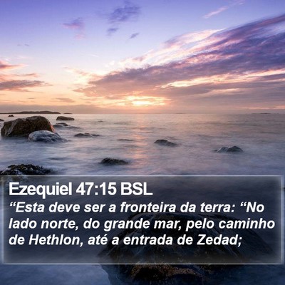 Ezequiel 47:15 BSL Bible Verse Image