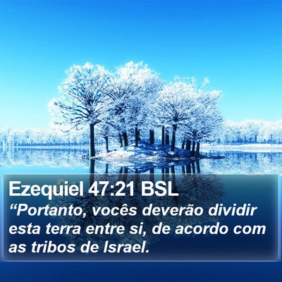 Ezequiel 47:21 BSL Bible Verse Image