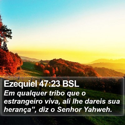 Ezequiel 47:23 BSL Bible Verse Image