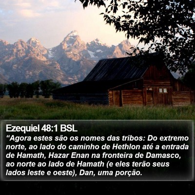 Ezequiel 48:1 BSL Bible Verse Image