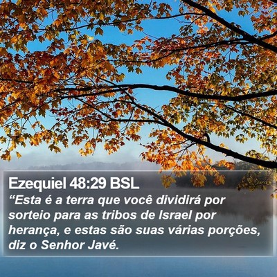 Ezequiel 48:29 BSL Bible Verse Image