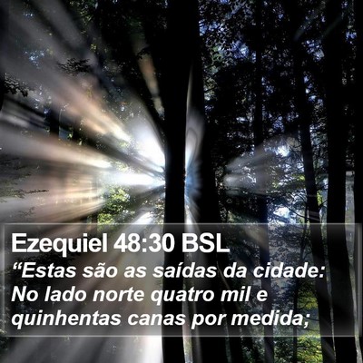 Ezequiel 48:30 BSL Bible Verse Image