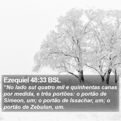 Ezequiel 48:33 BSL Bible Verse Image