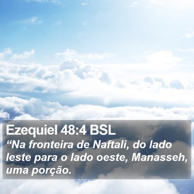 Ezequiel 48:4 BSL Bible Verse Image