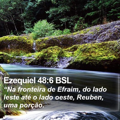 Ezequiel 48:6 BSL Bible Verse Image