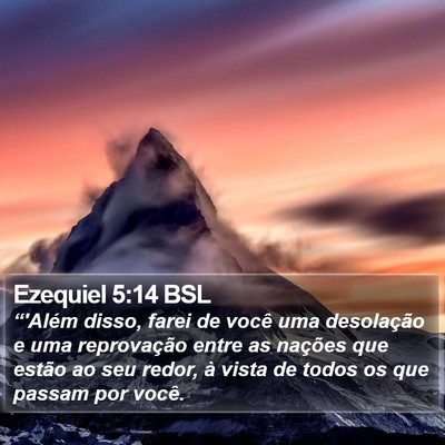 Ezequiel 5:14 BSL Bible Verse Image