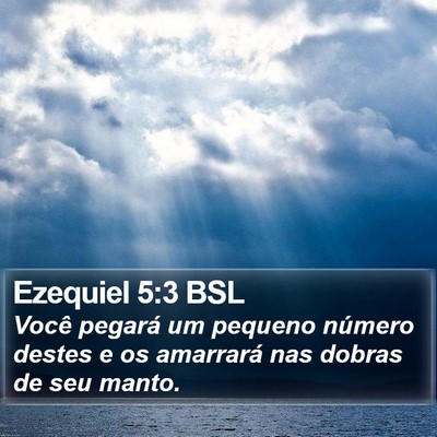Ezequiel 5:3 BSL Bible Verse Image