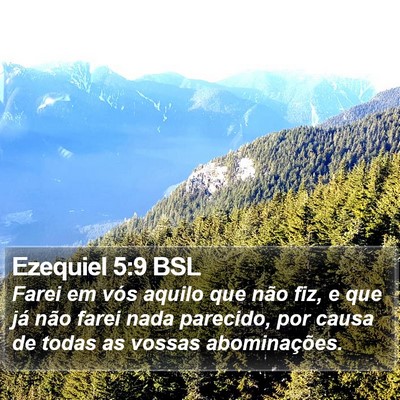 Ezequiel 5:9 BSL Bible Verse Image