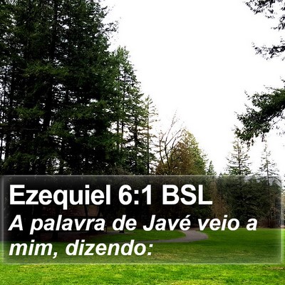 Ezequiel 6:1 BSL Bible Verse Image