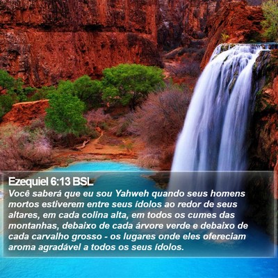Ezequiel 6:13 BSL Bible Verse Image