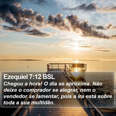 Ezequiel 7:12 BSL Bible Verse Image