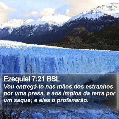 Ezequiel 7:21 BSL Bible Verse Image