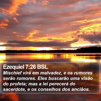 Ezequiel 7:26 BSL Bible Verse Image