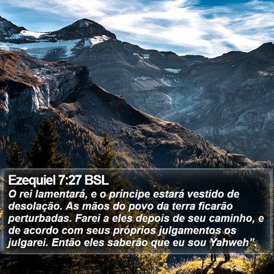 Ezequiel 7:27 BSL Bible Verse Image