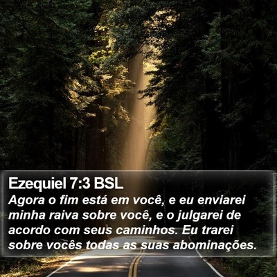 Ezequiel 7:3 BSL Bible Verse Image