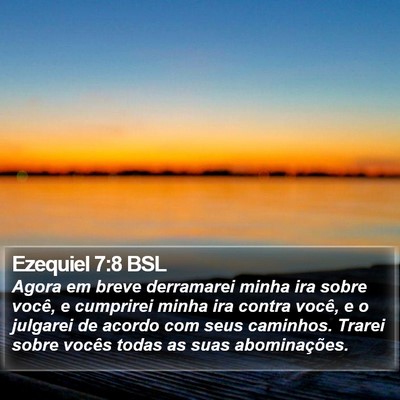 Ezequiel 7:8 BSL Bible Verse Image