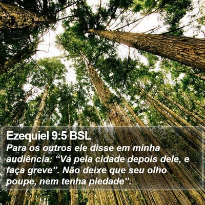 Ezequiel 9:5 BSL Bible Verse Image