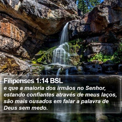 Filipenses 1:14 BSL Bible Verse Image