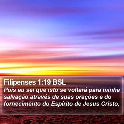 Filipenses 1:19 BSL Bible Verse Image