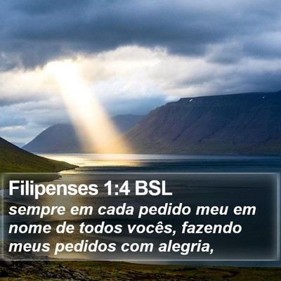 Filipenses 1:4 BSL Bible Verse Image