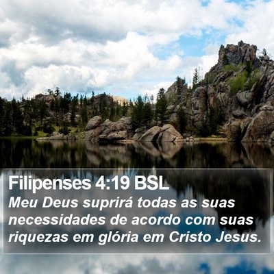 Filipenses 4:19 BSL Bible Verse Image