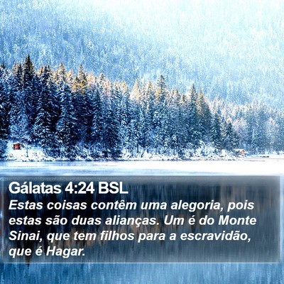 Gálatas 4:24 BSL Bible Verse Image