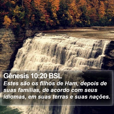Gênesis 10:20 BSL Bible Verse Image