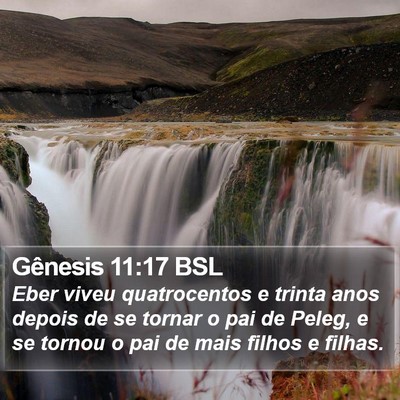 Gênesis 11:17 BSL Bible Verse Image