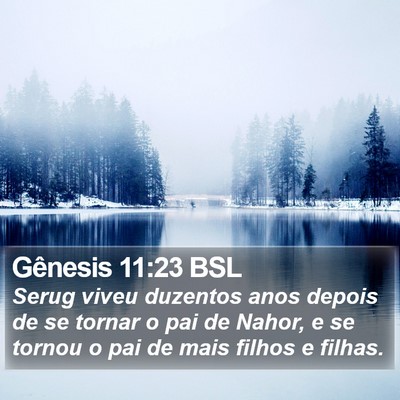 Gênesis 11:23 BSL Bible Verse Image