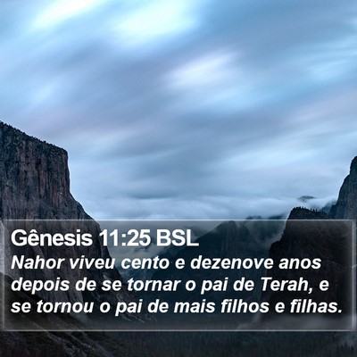 Gênesis 11:25 BSL Bible Verse Image