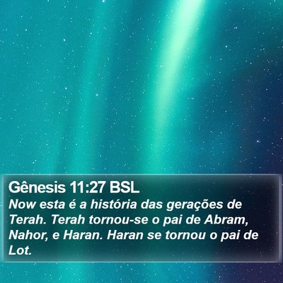 Gênesis 11:27 BSL Bible Verse Image