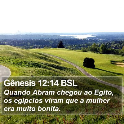 Gênesis 12:14 BSL Bible Verse Image