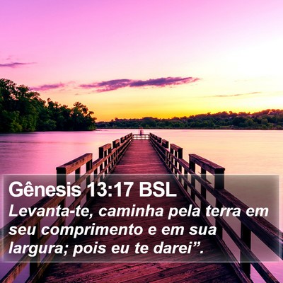 Gênesis 13:17 BSL Bible Verse Image