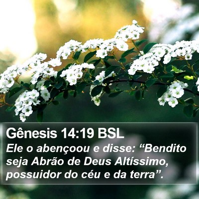 Gênesis 14:19 BSL Bible Verse Image