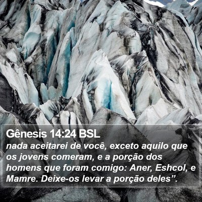 Gênesis 14:24 BSL Bible Verse Image