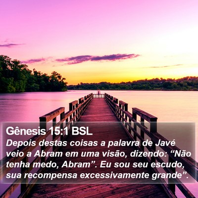 Gênesis 15:1 BSL Bible Verse Image
