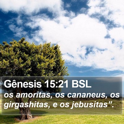 Gênesis 15:21 BSL Bible Verse Image