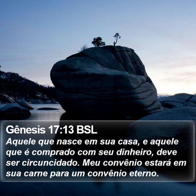 Gênesis 17:13 BSL Bible Verse Image