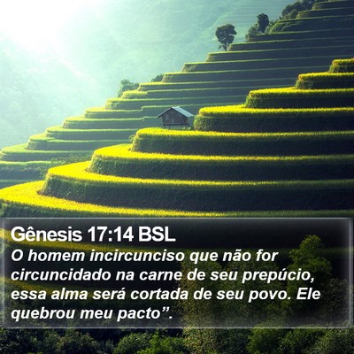 Gênesis 17:14 BSL Bible Verse Image